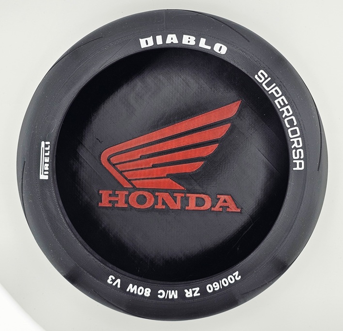 Honda logo förvaringsbox i form av däck