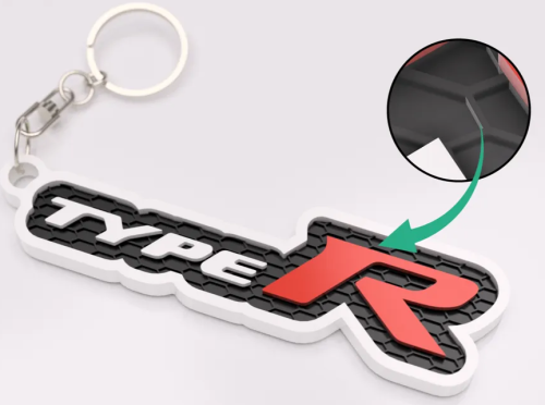 Honda Type R nyckelring nyckelhänge