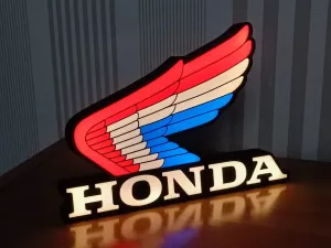 Honda vinge nattlampa led belysning lampa