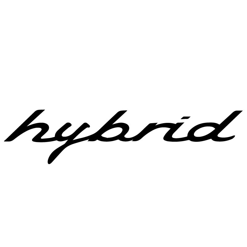 hybrid logo dekaler till porsche