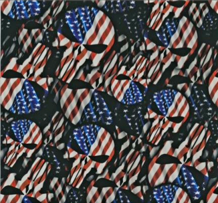 Hydro dipping film Punisher usa motiv