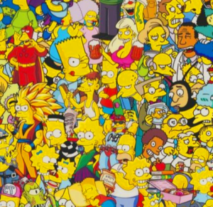 Hydro dipping film Simpsons motiv