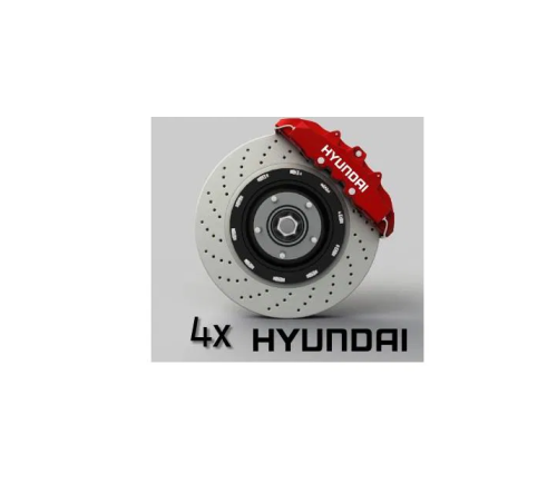 Hyundai bromsdekaler 6st stickers till bromsar