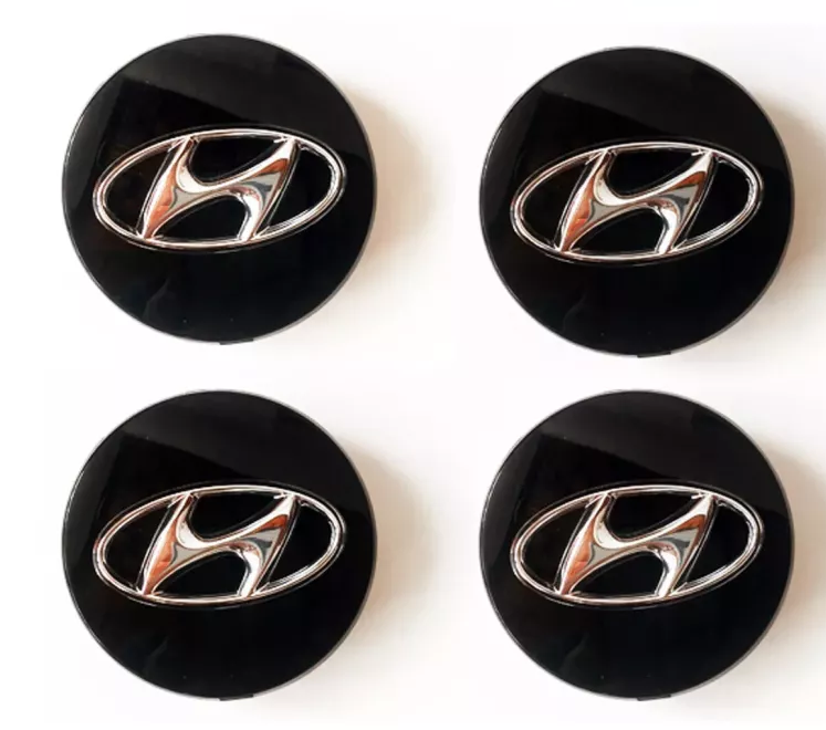 Hyundai centrumkåpor svarta oem original