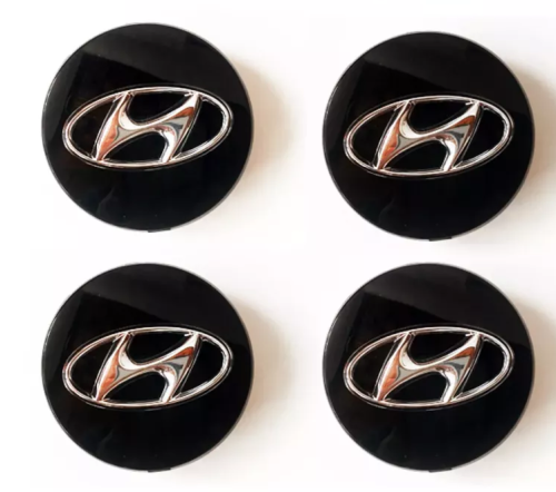 Hyundai centrumkåpor svarta oem modell