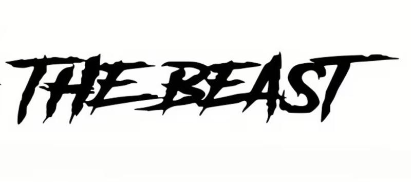 The beast dekaler 2st stickers dekal