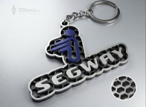 Segway nyckelring nyckelhänge 3d