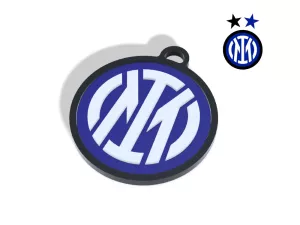 Inter Milan nyckelring nyckelhänge 3d