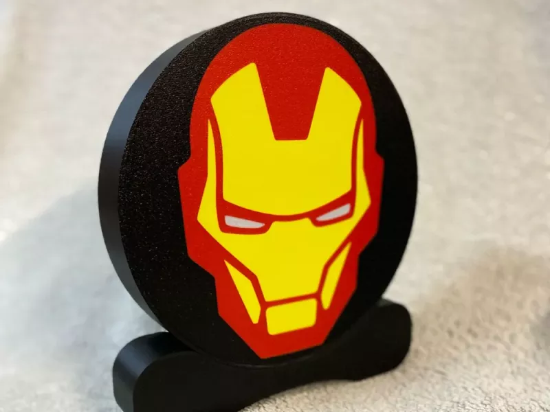 Iron man LED belysning lampa nattlampa