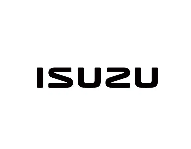 ISUZU logo dekaler 2st stickers klistermärke