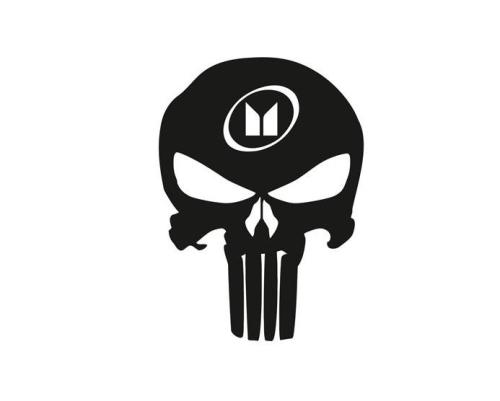 Isuzu punisher dekal dekaler 2st sticker