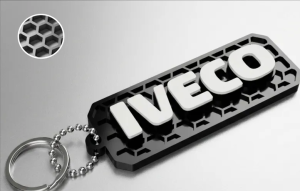 Iveco logo nyckelring nyckelhänge 3D