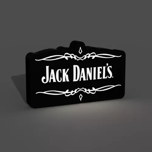 Jack Daniels design lampa nattlampa