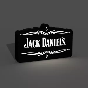 Jack Daniels design lampa nattlampa
