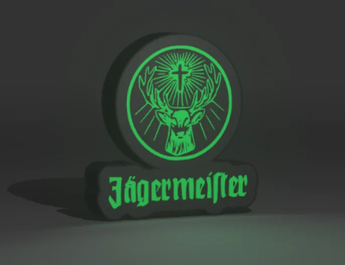 Jägermeister nattlampa led dekoration