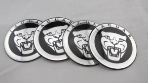 Jaguar hjulnav emblem 56, 60, 65 mm 4-pack