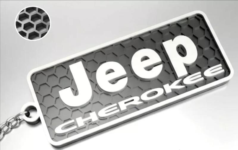Jeep Cherokee nyckelring | 3D design