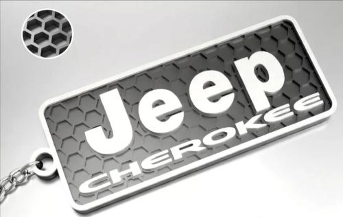 Jeep Cherokee nyckelring | 3D design