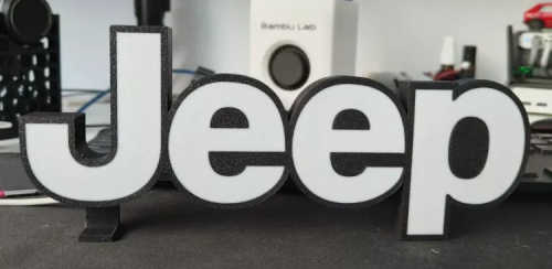JEEP logo nattlampa perfekt till garage