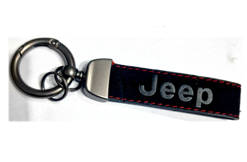 Jeep nyckelring nyckelstrap i alcantara