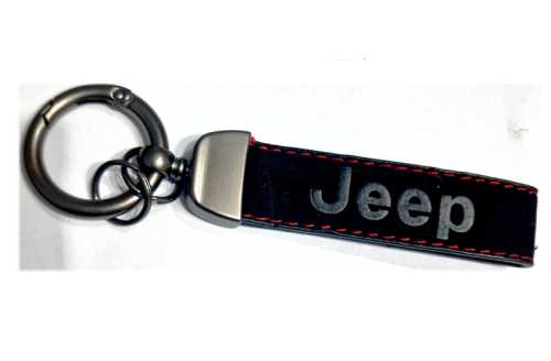 Jeep nyckelring äkta alcantara nyckelstrap