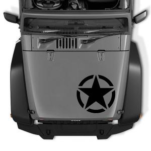 jeep pentakel Rebel 2st klistermärken dekaler