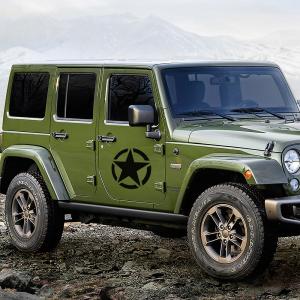 jeep stjärna dekaler