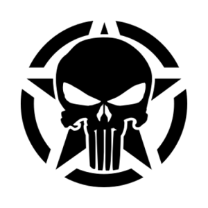Jeep Punisher klistermärken dekaler sticker