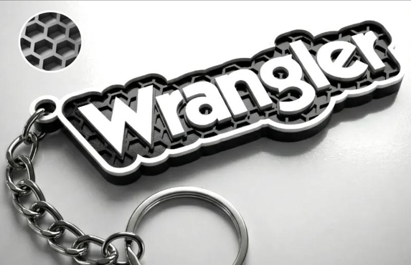 Jeep Wrangler nyckelring 3d design nyckelhänge