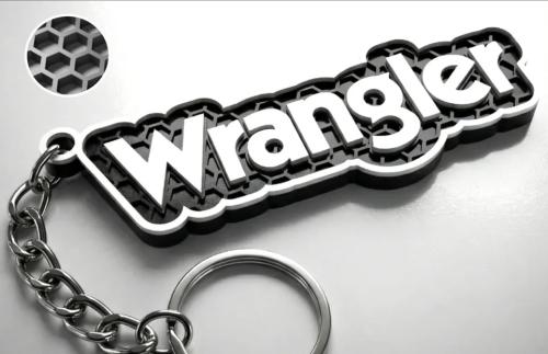Jeep Wrangler nyckelring 3d design nyckelhänge