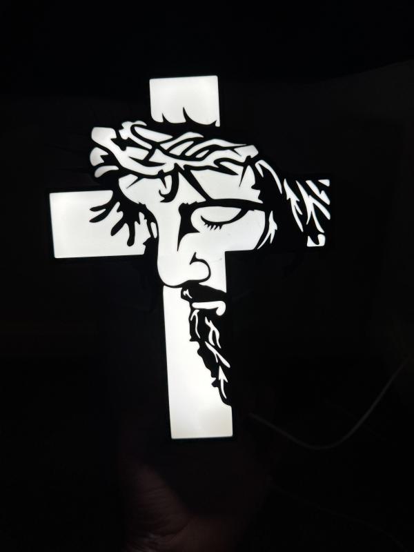 Jesus LED belysning lampa nattlampa
