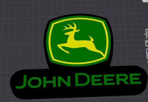 John Deere LED dekoration belysning nattlampa