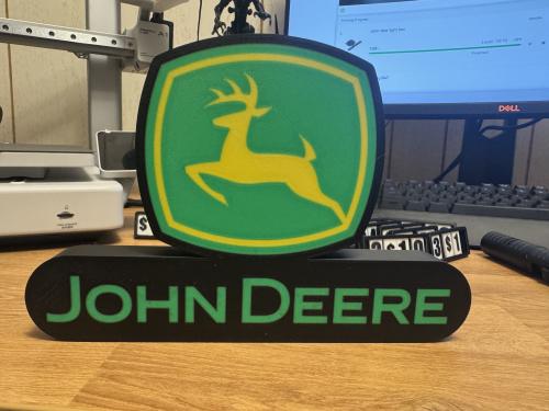 John Deere LED dekoration belysning nattlampa