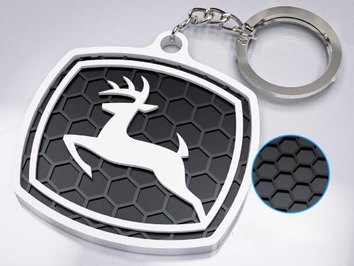 John Deere nyckelring nyckelhänge