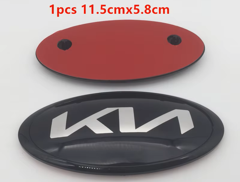 Kia emblem märke svarta i flera storlekar