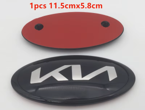 Kia emblem märke svarta i flera storlekar