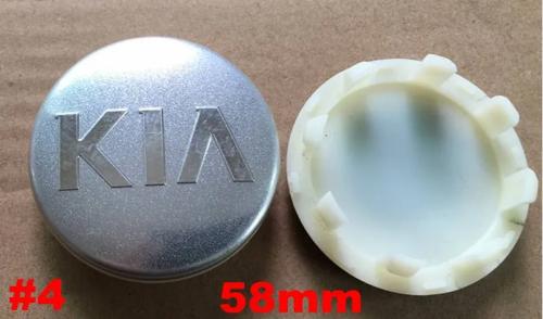 Kia centrumkåpor navkåpor original 58 mm
