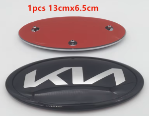 Kia emblem märke svarta i flera storlekar
