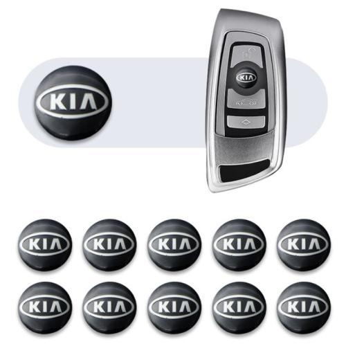 KIA emblem till bilnyckel rund 2st nyckelemblem