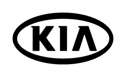 Kia dekal 2 st dekaler gamla logo