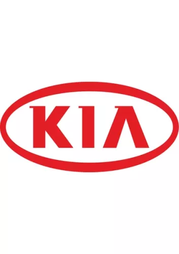 Kia dekal 2 st dekaler gamla logo