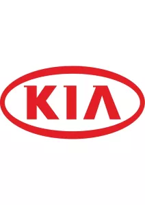 Kia dekal 2 st dekaler gamla logo