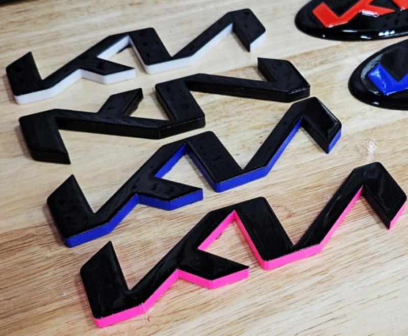 KIA emblem custom design alla storleka