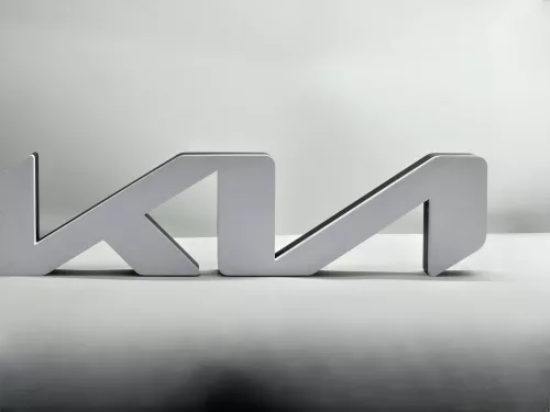 KIA logo nattlampa perfekt till garage