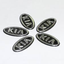 KIA logo emblem till bilnycklarna 2-pack