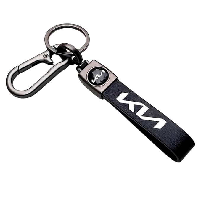KIA nyckelring nyckelhänge läder strap