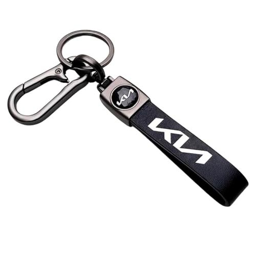 KIA nyckelring nyckelhänge läder strap