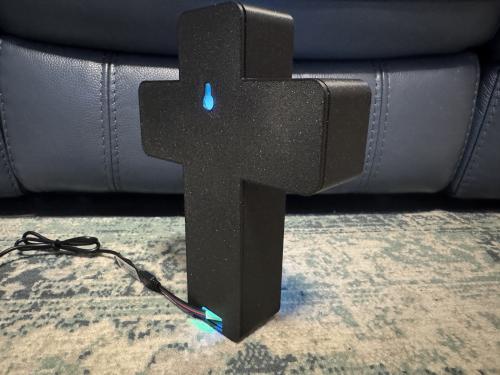 Kors led lampa dekoration nattlampa