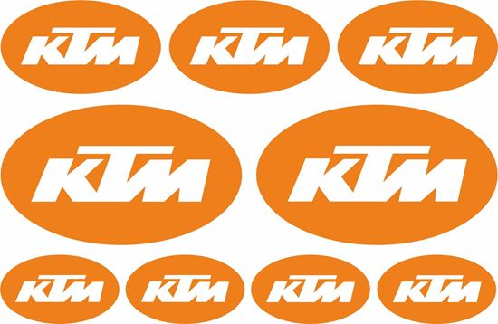 KTM dekaler set stickers många storlekar