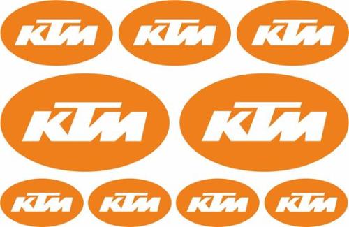 KTM dekaler set stickers många storlekar